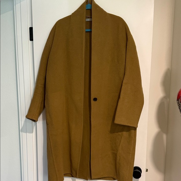 Vince Jackets & Blazers - Vince Woman’s Camel Unlined Wool (55%) Coat